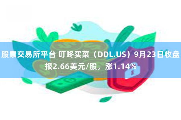 股票交易所平台 叮咚买菜（DDL.US）9月23日收盘报2.66美元/股，涨1.14%