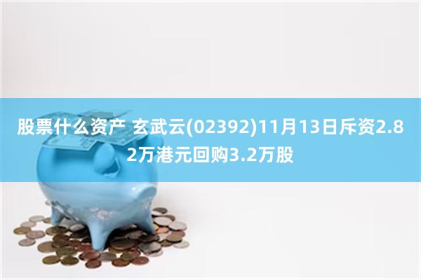 股票什么资产 玄武云(02392)11月13日斥资2.82万港元回购3.2万股