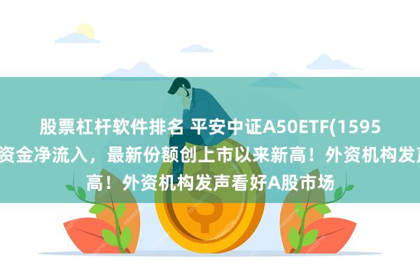 股票杠杆软件排名 平安中证A50ETF(159593)连续4日获资金净流入，最新份额创上市以来新高！外资机构发声看好A股市场